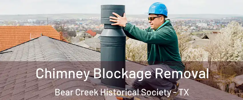 Chimney Blockage Removal Bear Creek Historical Society - TX
