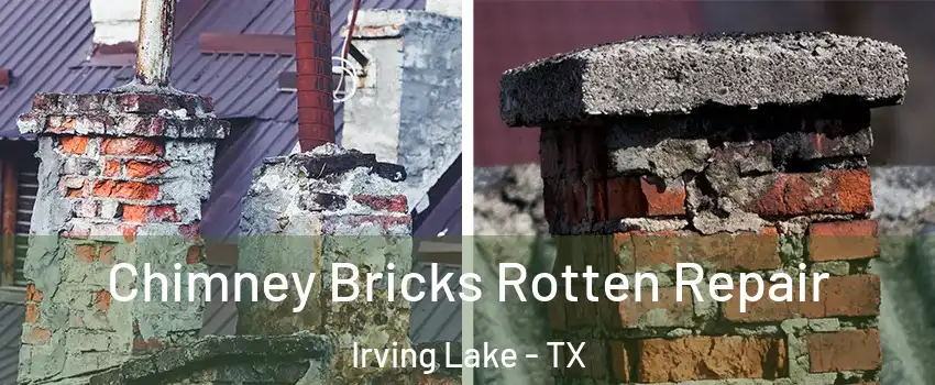 Chimney Bricks Rotten Repair Irving Lake - TX