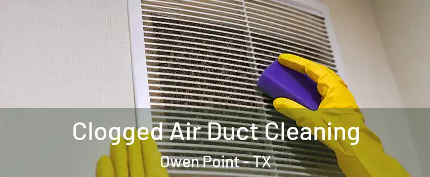 Clogged Air Duct Cleaning Owen Point - TX
