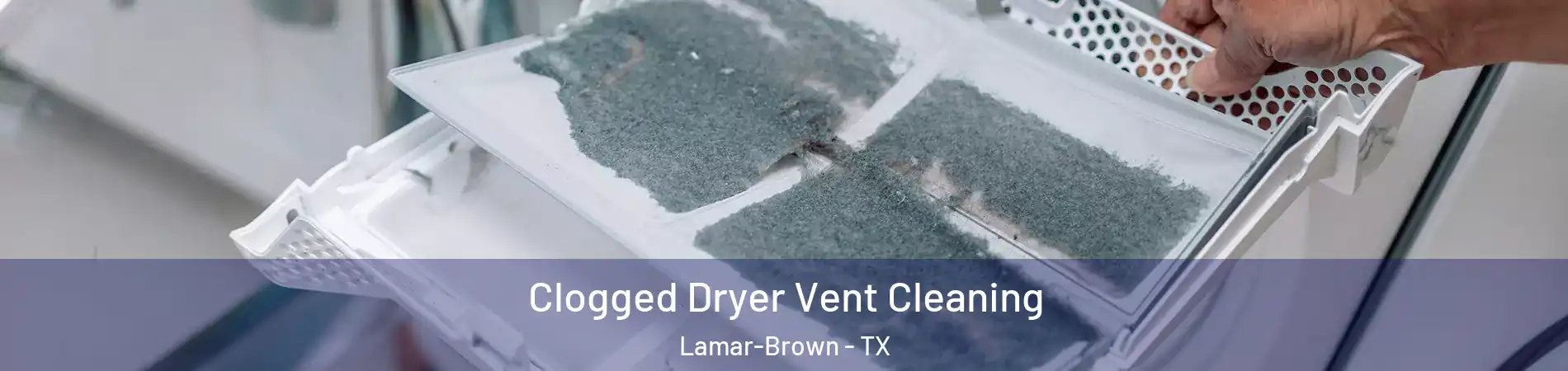 Clogged Dryer Vent Cleaning Lamar-Brown - TX