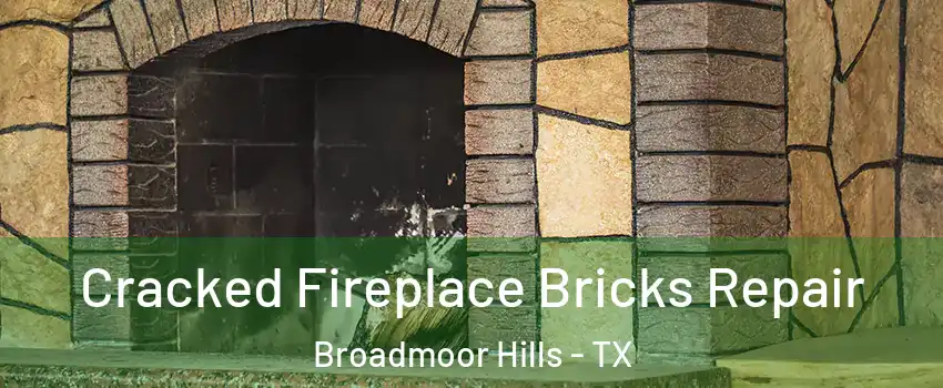Cracked Fireplace Bricks Repair Broadmoor Hills - TX