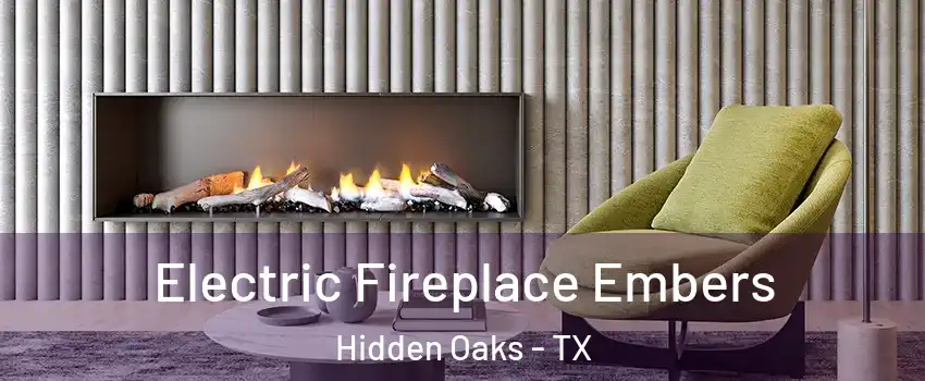 Electric Fireplace Embers Hidden Oaks - TX