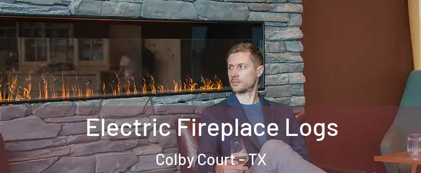 Electric Fireplace Logs Colby Court - TX