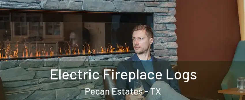 Electric Fireplace Logs Pecan Estates - TX