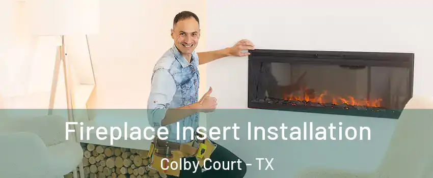 Fireplace Insert Installation Colby Court - TX