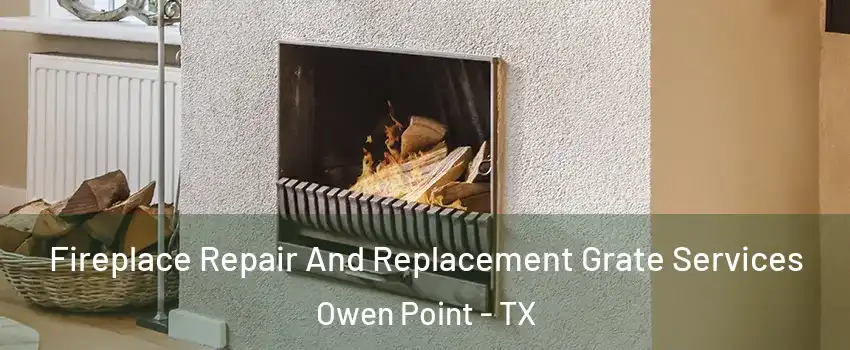 Fireplace Repair And Replacement Grate Services Owen Point - TX