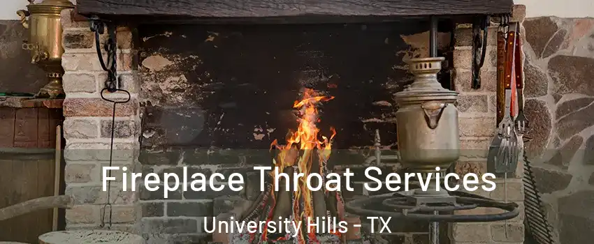 Fireplace Throat Services University Hills - TX