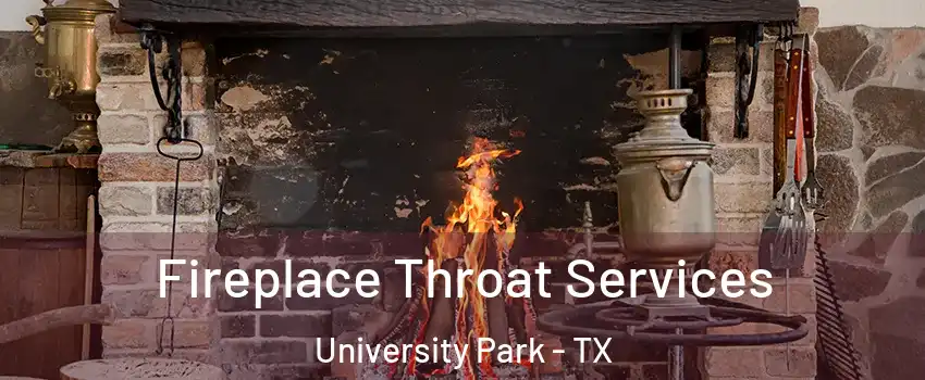 Fireplace Throat Services University Park - TX