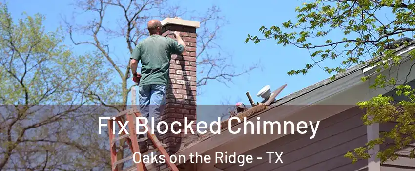 Fix Blocked Chimney Oaks on the Ridge - TX