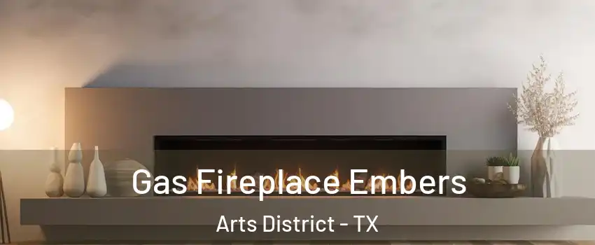 Gas Fireplace Embers Arts District - TX