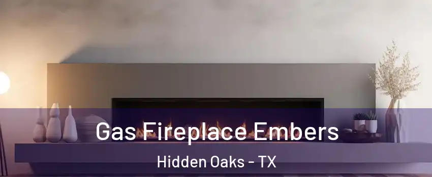 Gas Fireplace Embers Hidden Oaks - TX