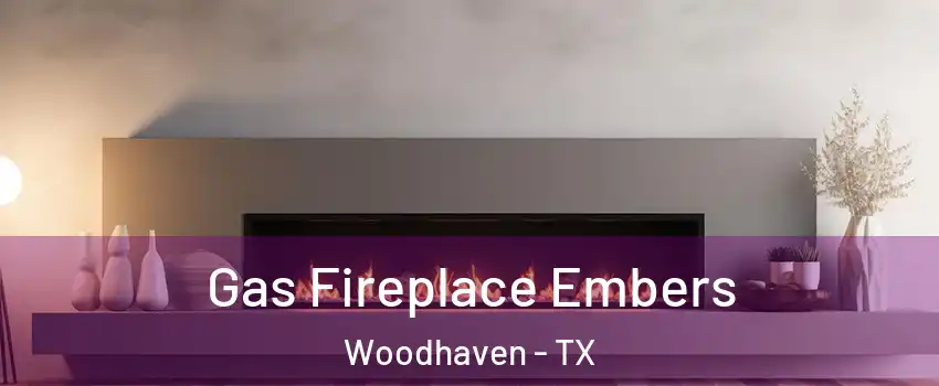 Gas Fireplace Embers Woodhaven - TX