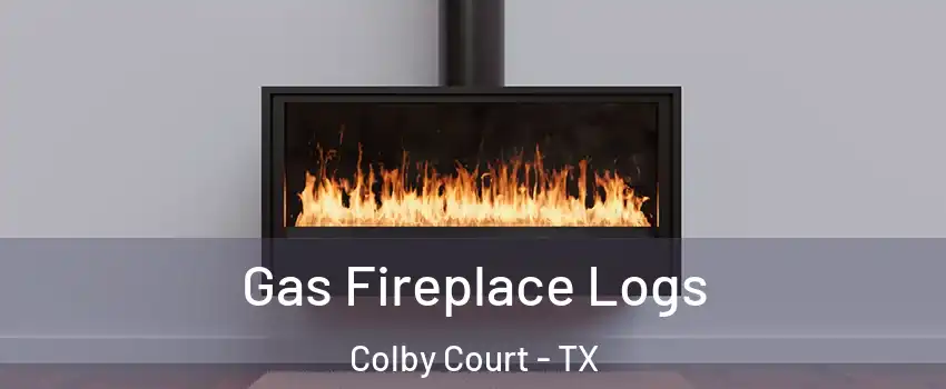 Gas Fireplace Logs Colby Court - TX