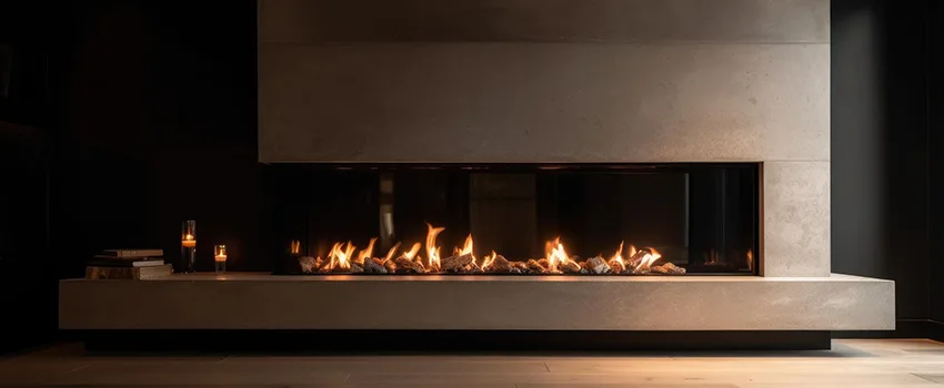 Gas Fireplace Ember Bed Design Services in High Point Estates, Texas