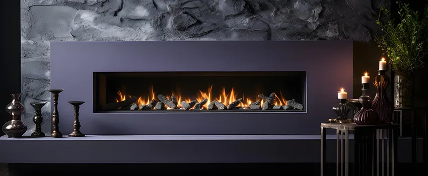 Ember Bed for Ventless Gas Fireplace in High Point Estates, TX