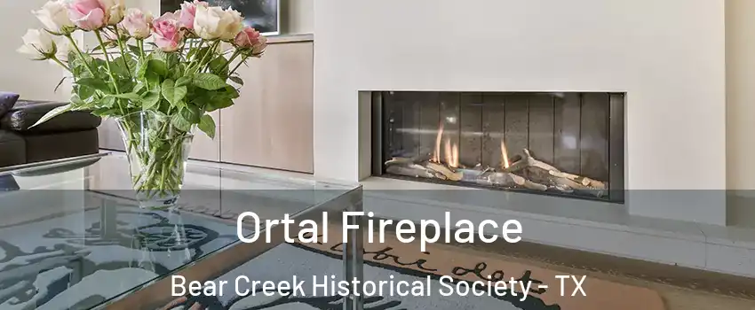 Ortal Fireplace Bear Creek Historical Society - TX