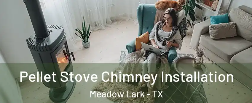 Pellet Stove Chimney Installation Meadow Lark - TX