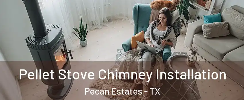 Pellet Stove Chimney Installation Pecan Estates - TX
